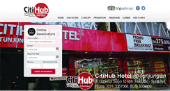 Desktop Screenshot of citihubhotels.com